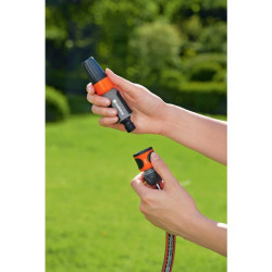 Nécessaire d'arrosage 13 mm (1/2 Pouce) et 15 mm (5/8 Pouce) de Gardena : kit de raccordement au robinet avec lance d'arrosage (