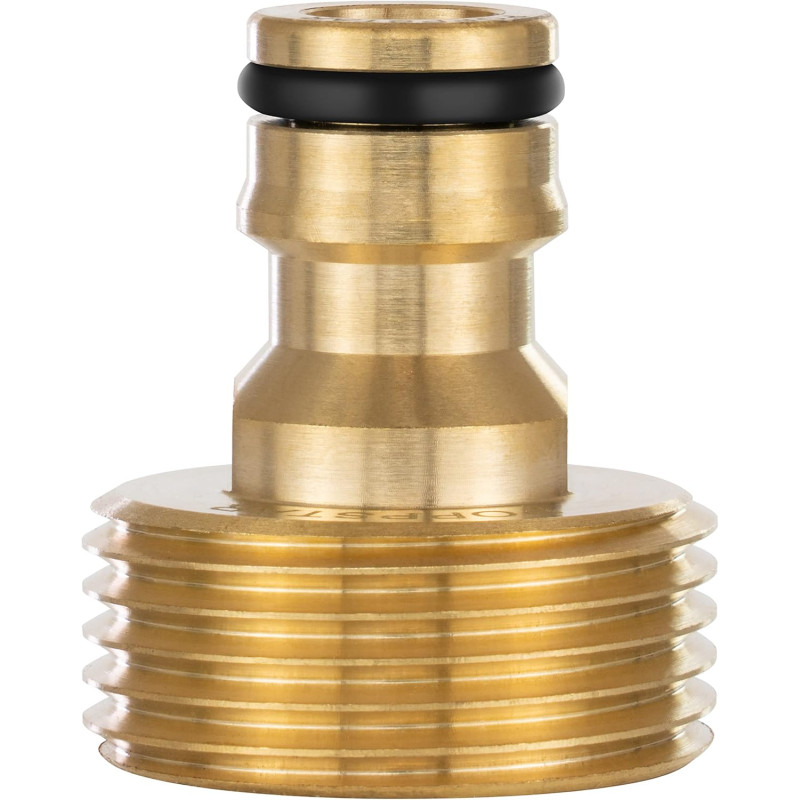 Poppstar Adaptateur d’eau avec Filetage Extérieur 1 pouce et Raccord pour Tuyau d’arrosage (compatible avec Gardena)