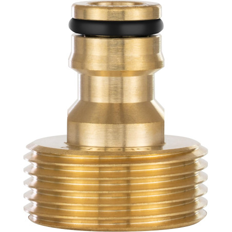 Poppstar Adaptateur d’eau avec Filetage Extérieur 1 pouce et Raccord pour Tuyau d’arrosage (compatible avec Gardena)