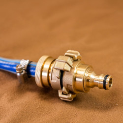 Poppstar Adaptateur d’eau avec Filetage Extérieur 1 pouce et Raccord pour Tuyau d’arrosage (compatible avec Gardena)