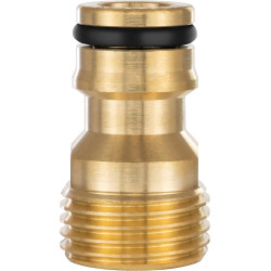 Poppstar Adaptateur d’eau avec Filetage Extérieur 1/2 pouce et Raccord pour Tuyau d’arrosage (compatible avec Gardena)