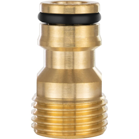 Poppstar Adaptateur d’eau avec Filetage Extérieur 1/2 pouce et Raccord pour Tuyau d’arrosage (compatible avec Gardena)