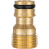 Poppstar Adaptateur d’eau avec Filetage Extérieur 1/2 pouce et Raccord pour Tuyau d’arrosage (compatible avec Gardena)