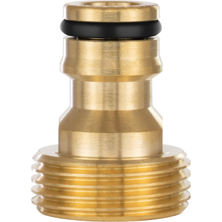 Poppstar Adaptateur d’eau avec Filetage Extérieur 3/4 pouces et Raccord pour Tuyau d’arrosage (compatible avec Gardena)