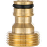 Poppstar Adaptateur d’eau avec Filetage Extérieur 3/4 pouces et Raccord pour Tuyau d’arrosage (compatible avec Gardena)