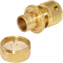 Lot de 2 raccords de tuyau de 19 mm pour tuyau de jardinage, arrosage domestique, lavage de voiture