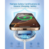 Magnétique Chargeur Induction pour iPhone, 15W Rapide Chargeur sans Fil inductif pour iPhone 17 16 15 14 13 12 Pro Max/Air/Plus/