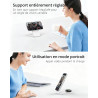 Chargeur Induction iPhone 3 en 1 Compatible MagSafe, Station de Charge sans Fil Magnétique Pliable 15W pour iPhone 17/16/15/14/1