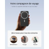 Chargeur Induction iPhone 3 en 1 Compatible MagSafe, Station de Charge sans Fil Magnétique Pliable 15W pour iPhone 17/16/15/14/1