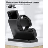 Chargeur sans Fil 3 en 1 pour Samsung S26 S25 S24 S23 Ultra, Station de Charge sans Fil pour S24ultra/S22Ultra/S23/Z Fold4/Flip4