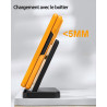 Chargeur sans Fil 3 en 1 pour Samsung S26 S25 S24 S23 Ultra, Station de Charge sans Fil pour S24ultra/S22Ultra/S23/Z Fold4/Flip4