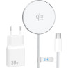 25W Chargeur Induction pour Magsafe San Fil avec 30W USB C Chargeur pour iPhone 17 Air 16 17e 16e 15 14 13 12 Pro Max Plus Mini,
