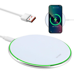 Chargeur Induction sans Fil Rapide 35W, Wireless Charger Fin avec Câble USB-C pour Téléphones Portables Chargeur Qi Compatible i