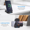 15W Chargeur Induction, Chargeur sans Fil pour Samsung Galaxy S26/S25/S24/S23/S22/S22+/S21/S20/S10/S9/S8/S7 Note 20, Wireless Ch