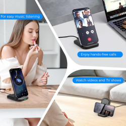 15W Chargeur Induction, Chargeur sans Fil pour Samsung Galaxy S26/S25/S24/S23/S22/S22+/S21/S20/S10/S9/S8/S7 Note 20, Wireless Ch