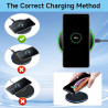 35W Chargeur Sans Fil Rapide Compatible avec Phone 16/15/14/13/12/11 Pro Max Plus Chargeur a Induction Portable, Station de Char