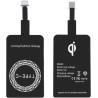 Récepteur Qi USB C, Récepteur Charge sans Fil 5V 1000mA, Adaptateur Universel de Chargement Induction Compatible avec Smartphone