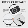 Récepteur Qi USB C, Récepteur Charge sans Fil 5V 1000mA, Adaptateur Universel de Chargement Induction Compatible avec Smartphone