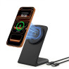 Chargeur sans Fil, Station de Charge Magnétique sans Fil, Station de Charge Rapide Magnétique Compatible avec iPhone 17 16 15 14