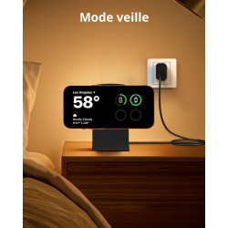 Chargeur sans Fil, Station de Charge Magnétique sans Fil, Station de Charge Rapide Magnétique Compatible avec iPhone 17 16 15 14