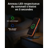 Chargeur sans Fil, Station de Charge Magnétique sans Fil, Station de Charge Rapide Magnétique Compatible avec iPhone 17 16 15 14