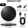 Chargeur sans Fil 30W Chargeur Induction sans Fil Compatible avec i Phone 16 15 14 13 12 Galaxy S25 S24 Ultra S23 S22 FE S21+ Pr