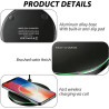 Chargeur sans Fil 30W Chargeur Induction sans Fil Compatible avec i Phone 16 15 14 13 12 Galaxy S25 S24 Ultra S23 S22 FE S21+ Pr