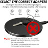 Chargeur sans Fil 30W Chargeur Induction sans Fil Compatible avec i Phone 16 15 14 13 12 Galaxy S25 S24 Ultra S23 S22 FE S21+ Pr