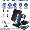 3 en 1 Chargeur à Induction Compatible avec iPhone 17/16/15/14/13/12 Pro Max,Chargeur sans Fil pour Apple Watch 10/9/8/7/6/SE/5/