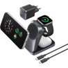 Anker Prime Chargeur MagSafe 3 en 1 Rapide 25W, Station de Charge sans Fil Certifié Qi2.2, Pliable pour iPhone 17/16/15, Apple W