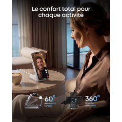 Anker Prime Chargeur MagSafe 3 en 1 Rapide 25W, Station de Charge sans Fil Certifié Qi2.2, Pliable pour iPhone 17/16/15, Apple W