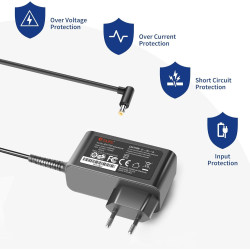 TAIFU Bloc d'alimentation 15 V 2,67 A pour Belkin BoostCharge Pro 3 en 1 WIZ016 WIZ017 WH BK WIZ009V2 MagSafe Station de charge 