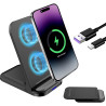 Chargeur à Induction 20 W, Chargeur sans Fil Rapide pour iPhone 17/16/15/14/13/12 Pro/Pro Max,pour Samsung Galaxy S25/S24/S23/S2