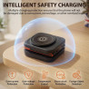 Chargeur sans Fil Rapide 15W Pliable 3 en 1, Station de Charge USB C Magnétique Compatible avec iPhone 17/16/15/14/13/12/Max/Plu
