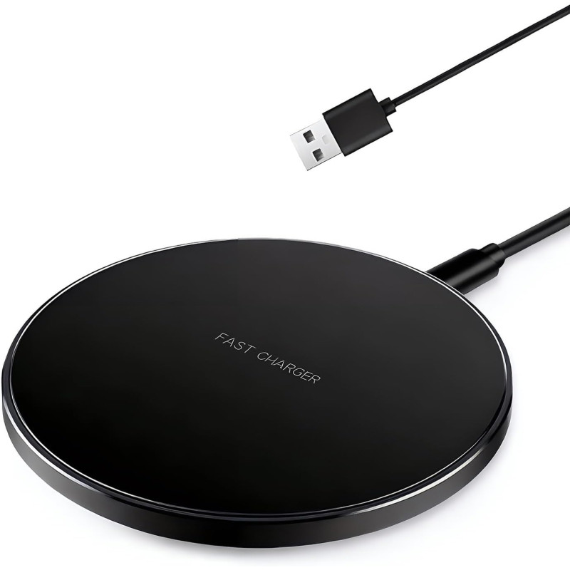 Chargeur sans Fil Rapide 35W Chargeur à Induction Station, Station de Induction Ultra Mince Compatible Smartphones, sans Fil Por