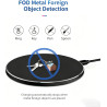 Chargeur sans Fil Rapide 35W Chargeur à Induction Station, Station de Induction Ultra Mince Compatible Smartphones, sans Fil Por