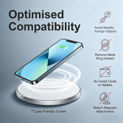 35W Chargeur sans Fil à Induction, Charge Rapide sans Fil, Pad de Charge avec câble Type-C de 1 mètre, Station de Charge Univers