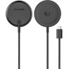 Galvanox Chargeur magnétique sans fil 25 W pour Samsung, certifié Qi2.2 [compatible avec MagSafe] Charge rapide 2.0 pour Galaxy 
