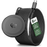 Galvanox Chargeur magnétique sans fil 25 W pour Samsung, certifié Qi2.2 [compatible avec MagSafe] Charge rapide 2.0 pour Galaxy 
