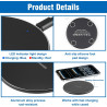 2PCS Chargeur sans Fil 35W Induction Rapide Compatible avec iPhone 17/16/15/14/13/12 Pro Max, Sam Sung Galaxy S25 Ultra/S24 Plus