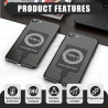 2 Pièces Récepteur de Charge sans Fil Qi USB C Ultra Fin 1 mm 5V/1A, Adaptateur Induction Téléphone, Chargeur à Induction pour S