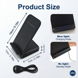 Chargeur Induction Rapide 15W Station de Charge sans Fil Magnétique pour iPhone 17 16 15 14 13 12 Pro Max Samsung Galaxy S26 Ult