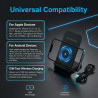 Chargeur Induction Rapide 15W Station de Charge sans Fil Magnétique pour iPhone 17 16 15 14 13 12 Pro Max Samsung Galaxy S26 Ult