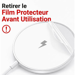 15W Magnétique Chargeur Induction pour iPhone 17 Pro Max/17/Air/16/15 Pro Max/15/14/13/12 Serie, AirPods 4/3/2, Rapide Chargeur 