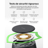 Belkin UltraCharge Chargeur MagSafe 2-en-1, Socle De Recharge Qi2.2 25 W Aimanté Et Pliable pour iPhone 17, Apple Watch Series 1