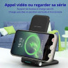 acce2s Support Chargeur sans Fil pour Doro Aurora A30 A10 A20 15W Double Zone Visio