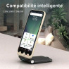 acce2s Support Chargeur sans Fil pour Doro Aurora A30 A10 A20 15W Double Zone Visio