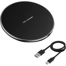 Chargeur sans Fil Rapide 20 W, Chargeur Induction pour iPhone 11/12/13/14/15/Samsung Galaxy S23/S22/S21/S20/S10, Pad de Charge C