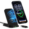 Chargeur sans Fil Papide 15W Pliable pour Samsung Galaxy S26/S25/S24/S23/S22/S21, Support de Charge Wireless Chargerà Double Bob
