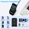 Chargeur sans Fil Papide 15W Pliable pour Samsung Galaxy S26/S25/S24/S23/S22/S21, Support de Charge Wireless Chargerà Double Bob